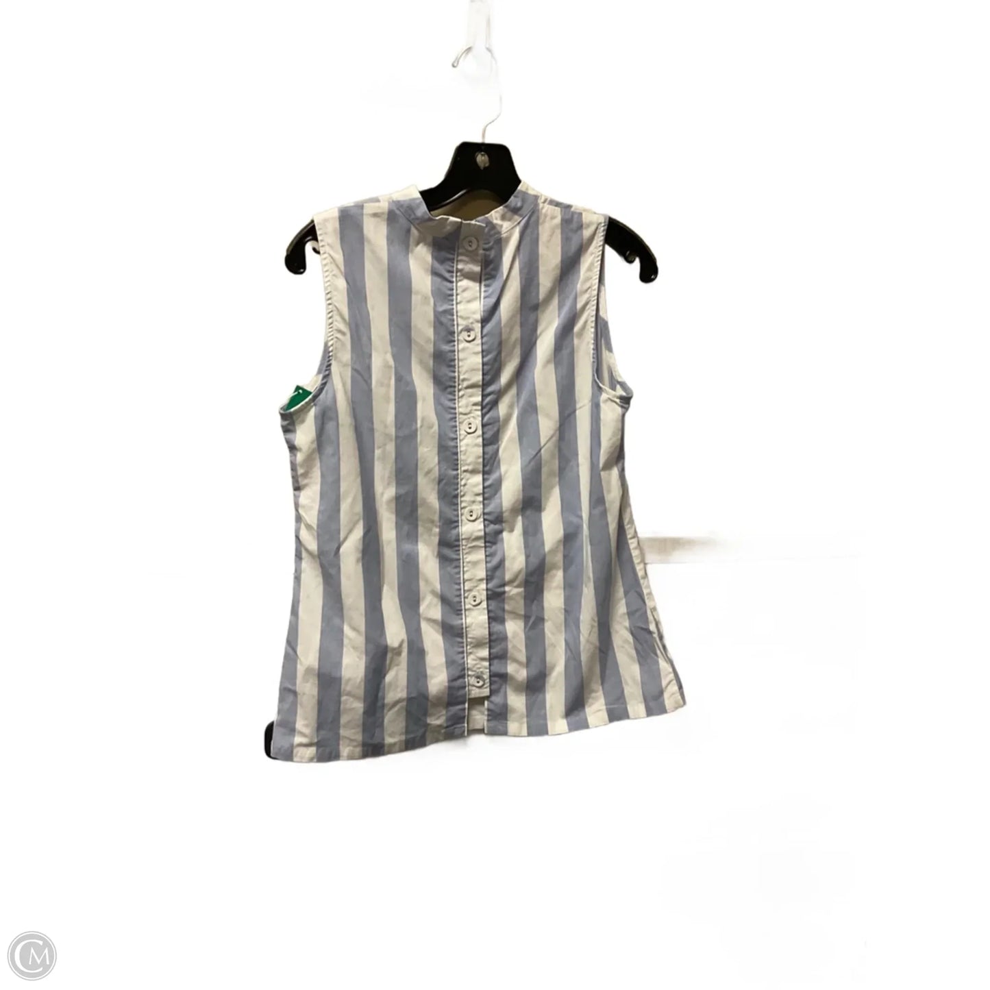 Top Sleeveless By Banana Republic In Striped Pattern, Size: S