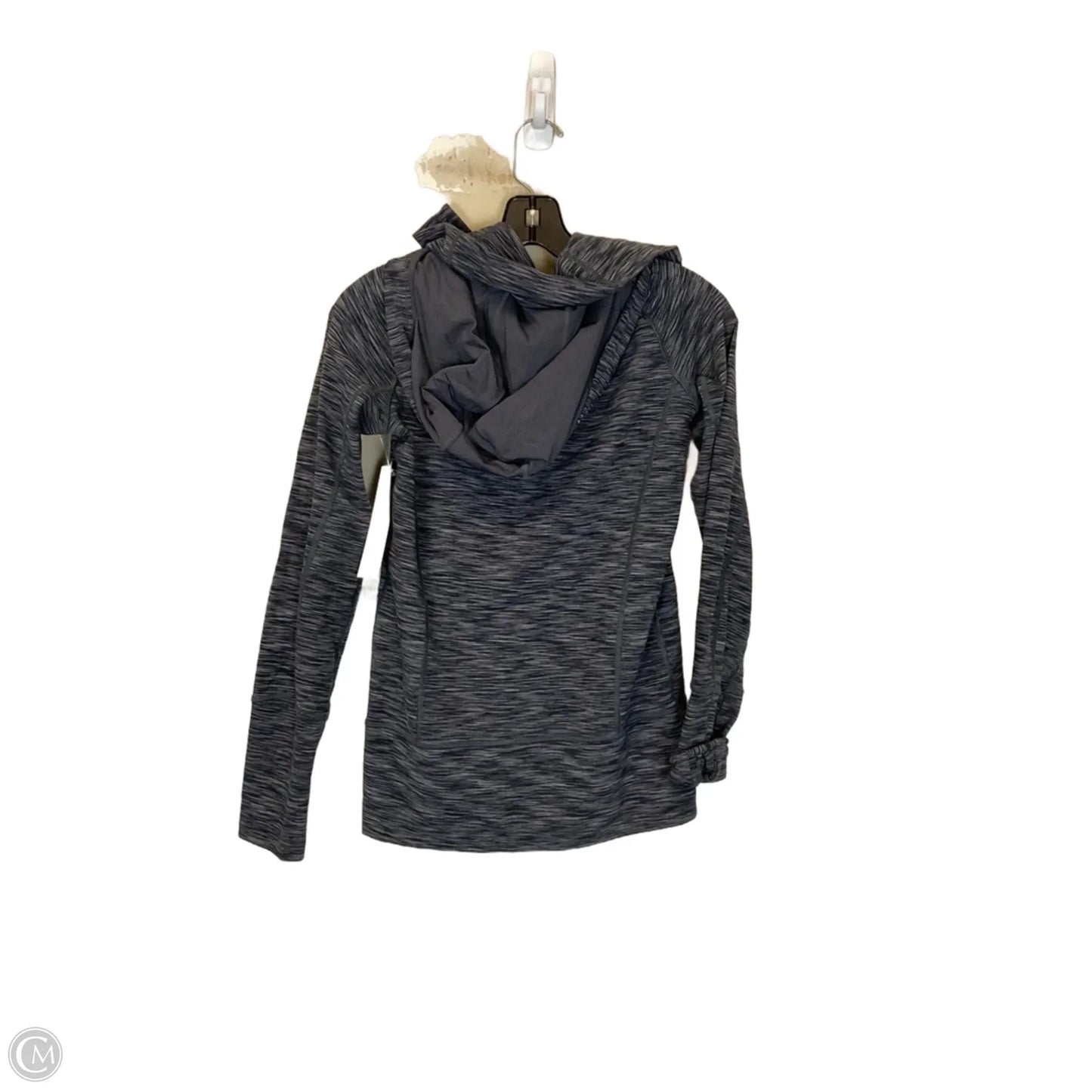 Athletic Jacket By Lululemon In Grey, Size: 4