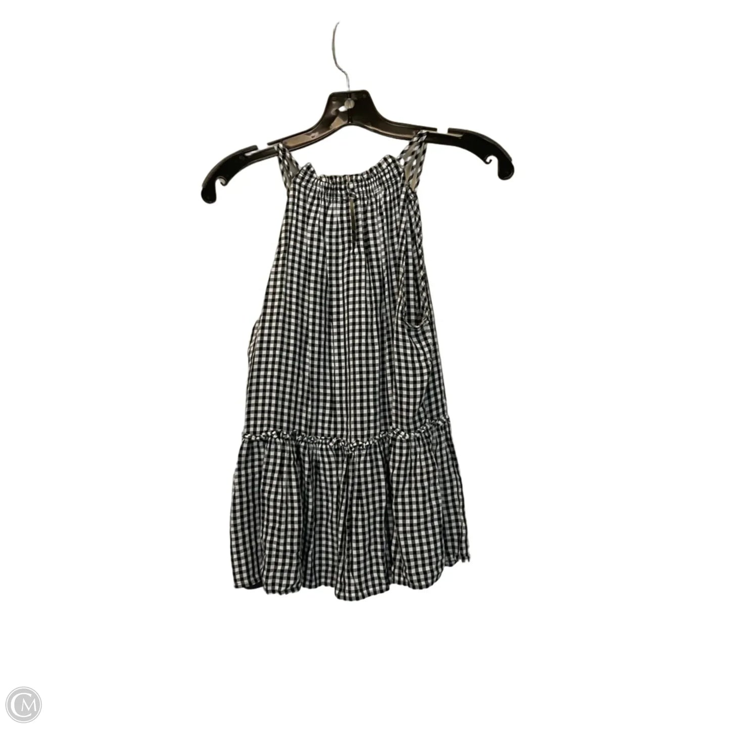 Top Sleeveless By Loft In Black, Size: S