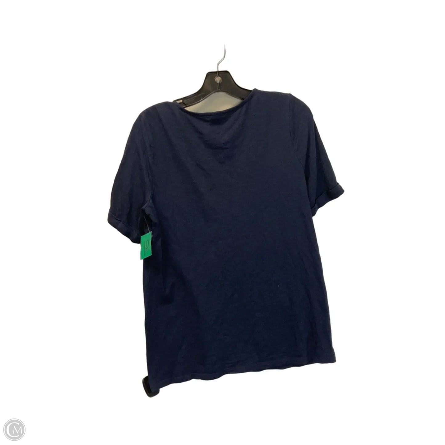 Top Short Sleeve Basic By Chicos In Blue, Size: S