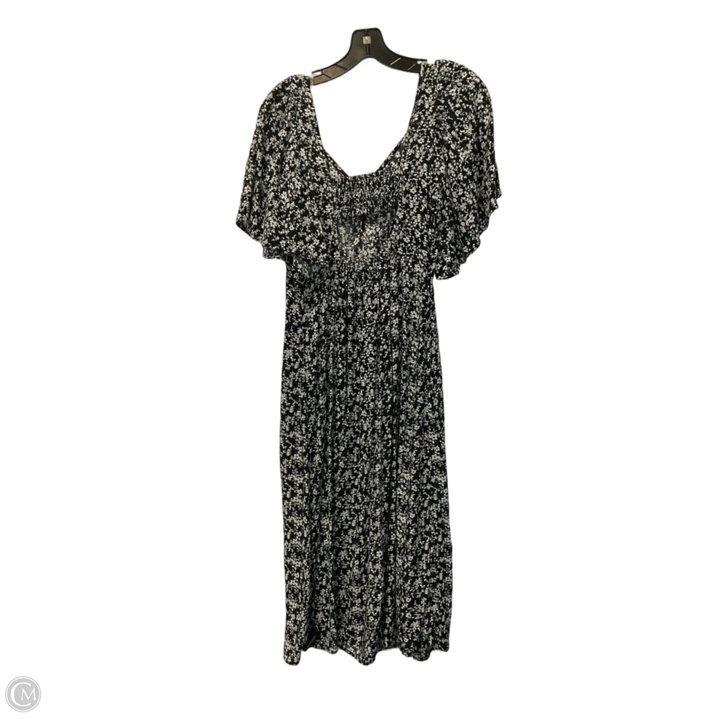 Dress Casual Midi By A New Day In Floral Print, Size: M