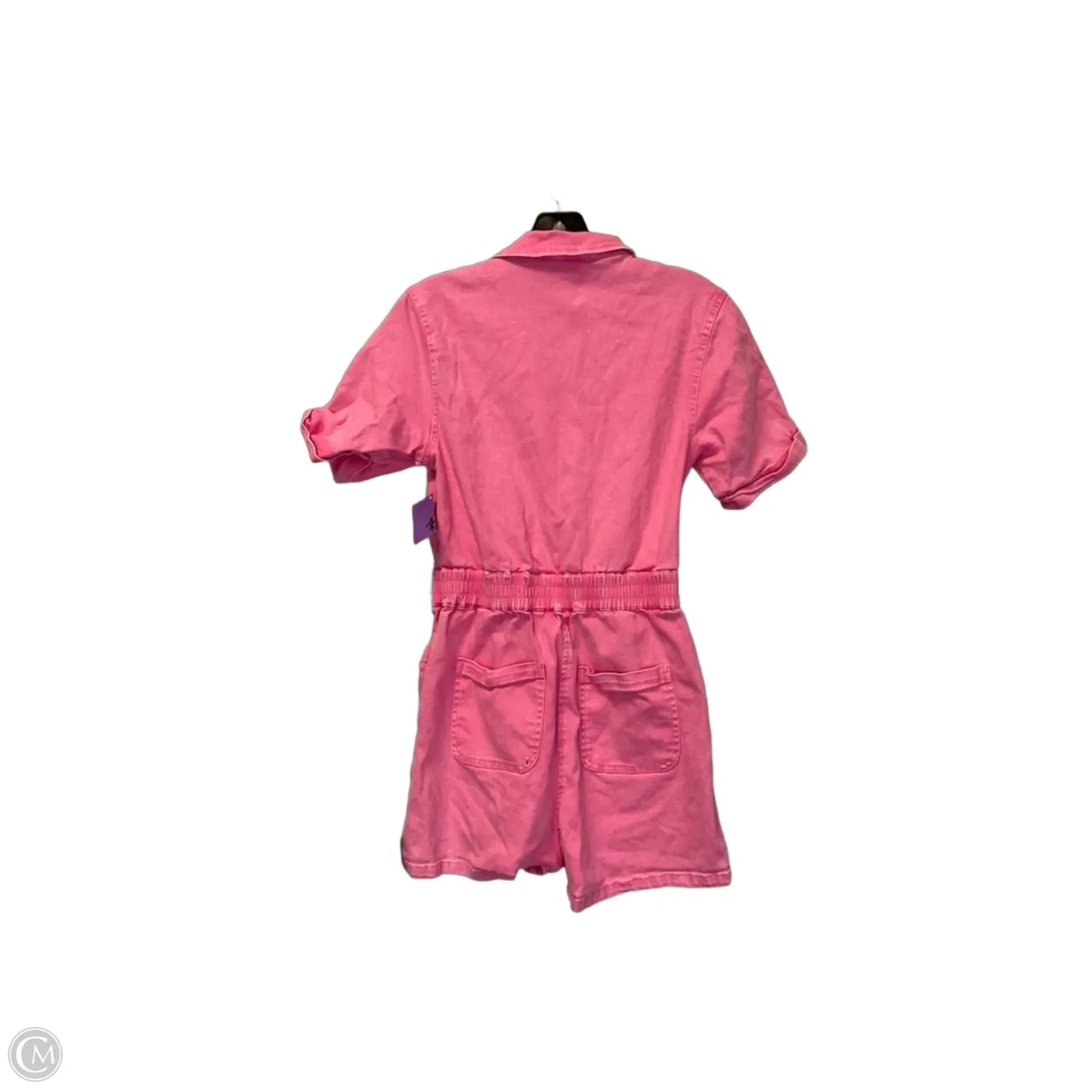Romper By Skies Are Blue In Pink Denim, Size: S