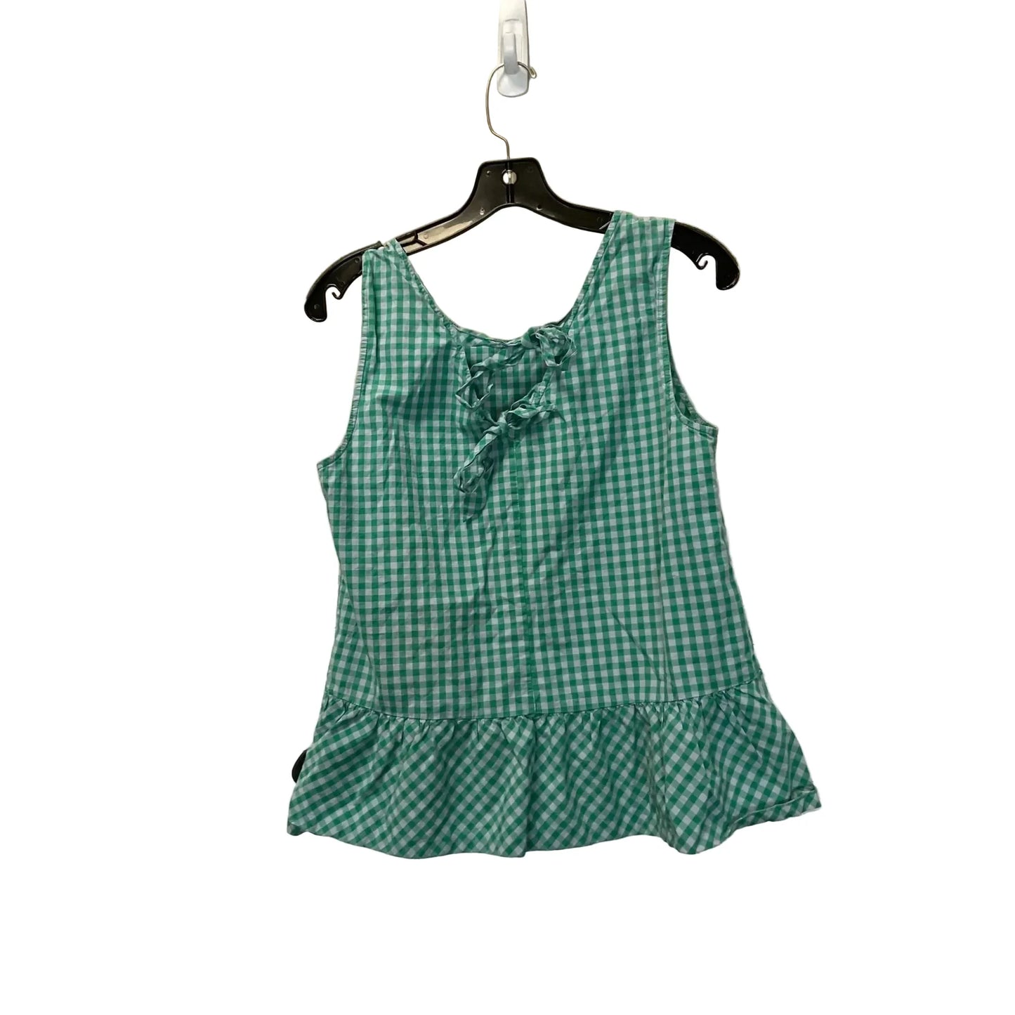 Top Sleeveless Basic By J. Crew In Blue & Green, Size: S