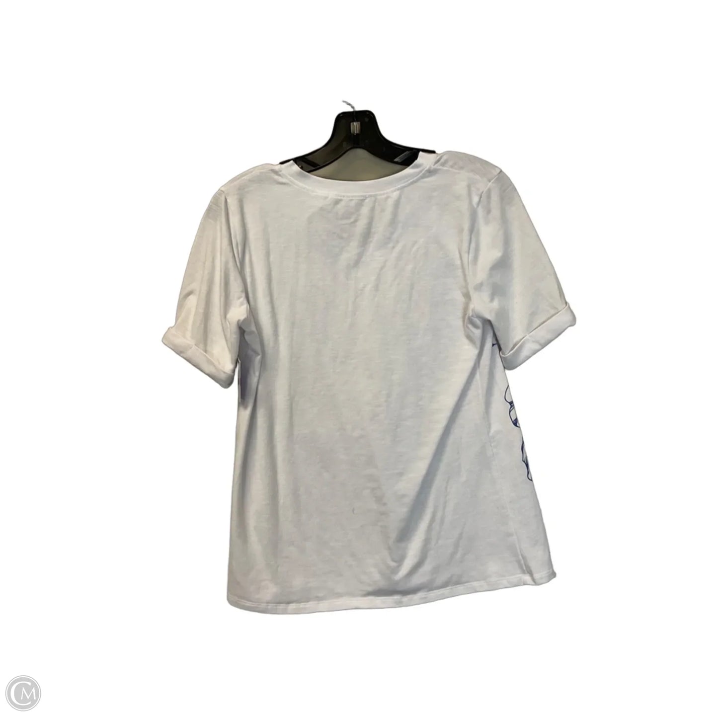 Top Short Sleeve Basic By Notations In White, Size: S