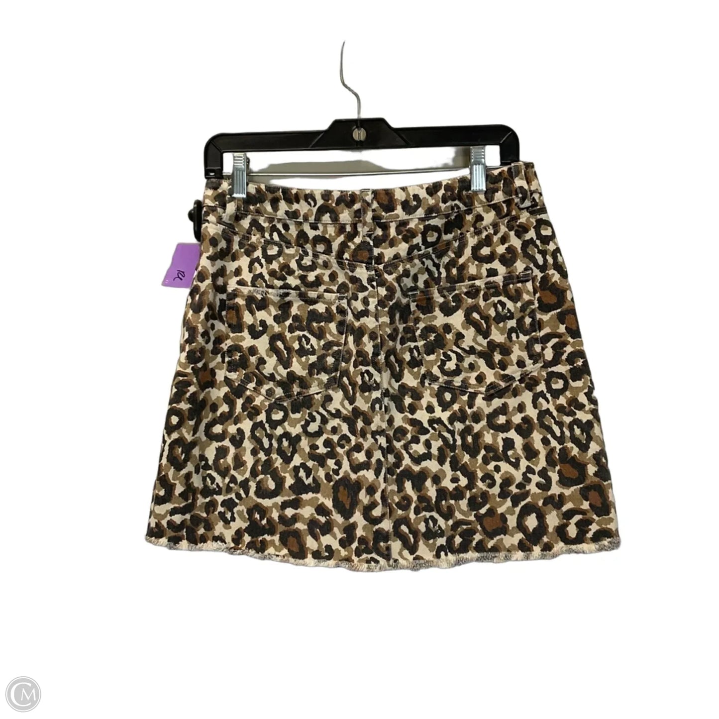 Skirt Mini & Short By Umgee In Animal Print, Size: M