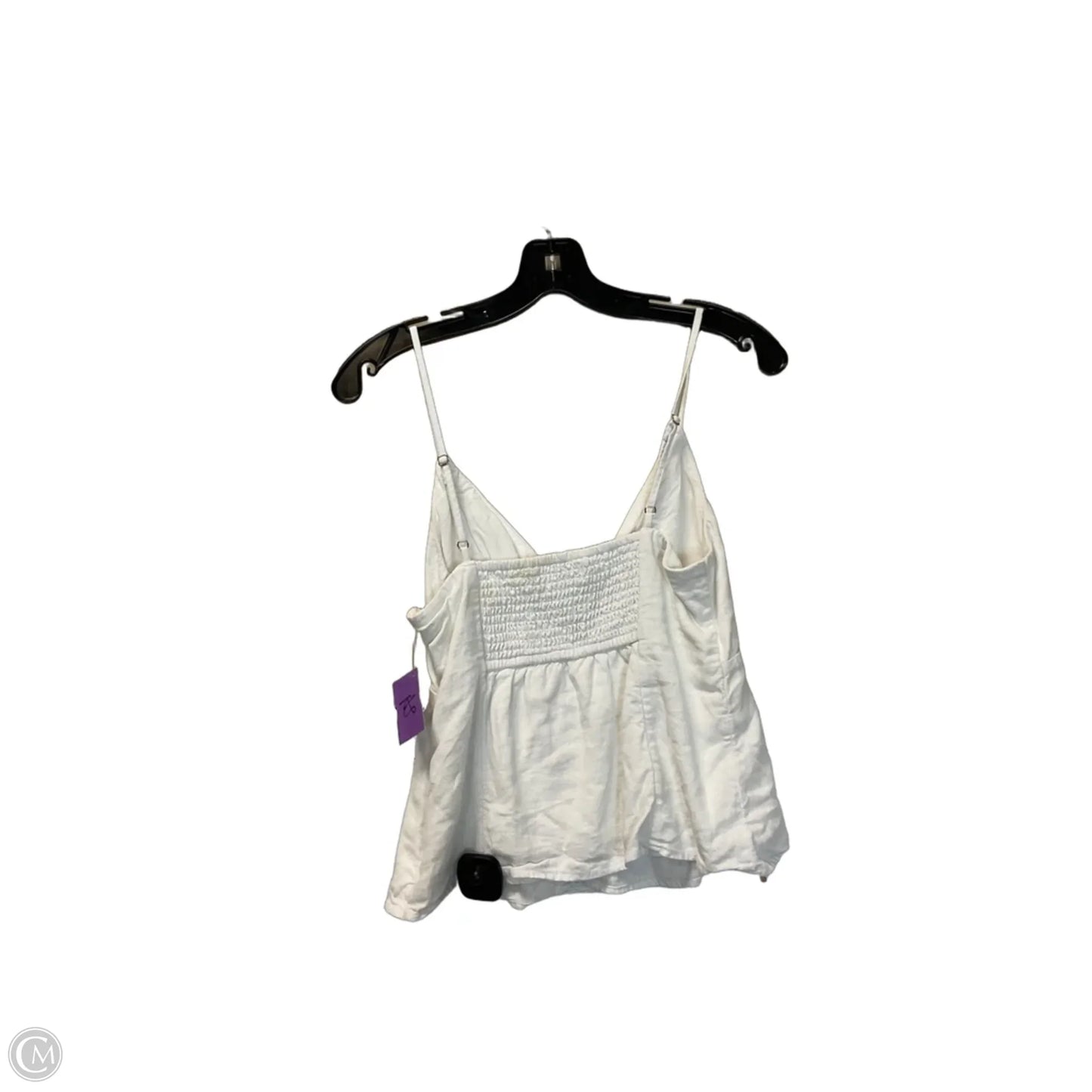 Top Sleeveless By Abercrombie And Fitch In White, Size: S