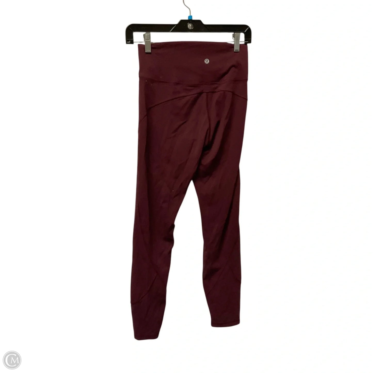 Athletic Leggings By Lululemon In Red, Size: 6