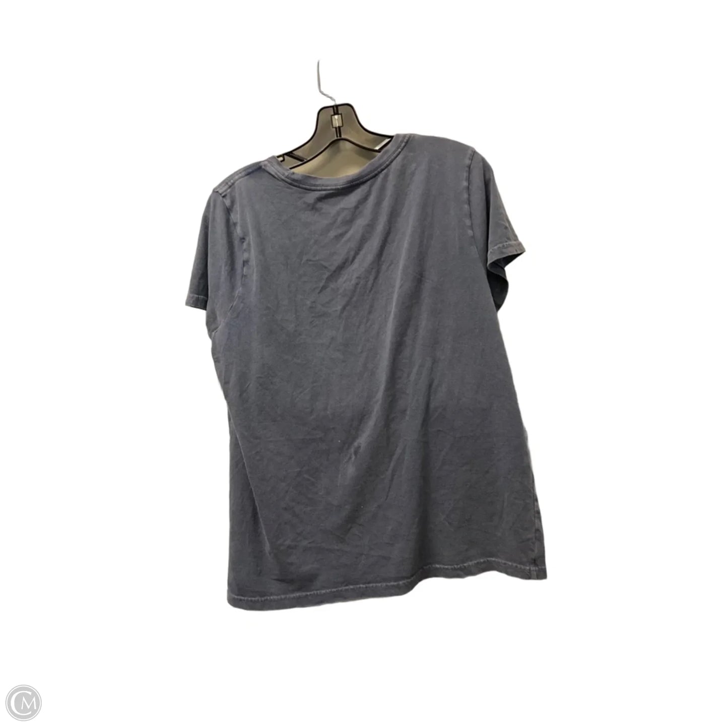 Top Short Sleeve Basic By Lucky Brand In Blue, Size: M