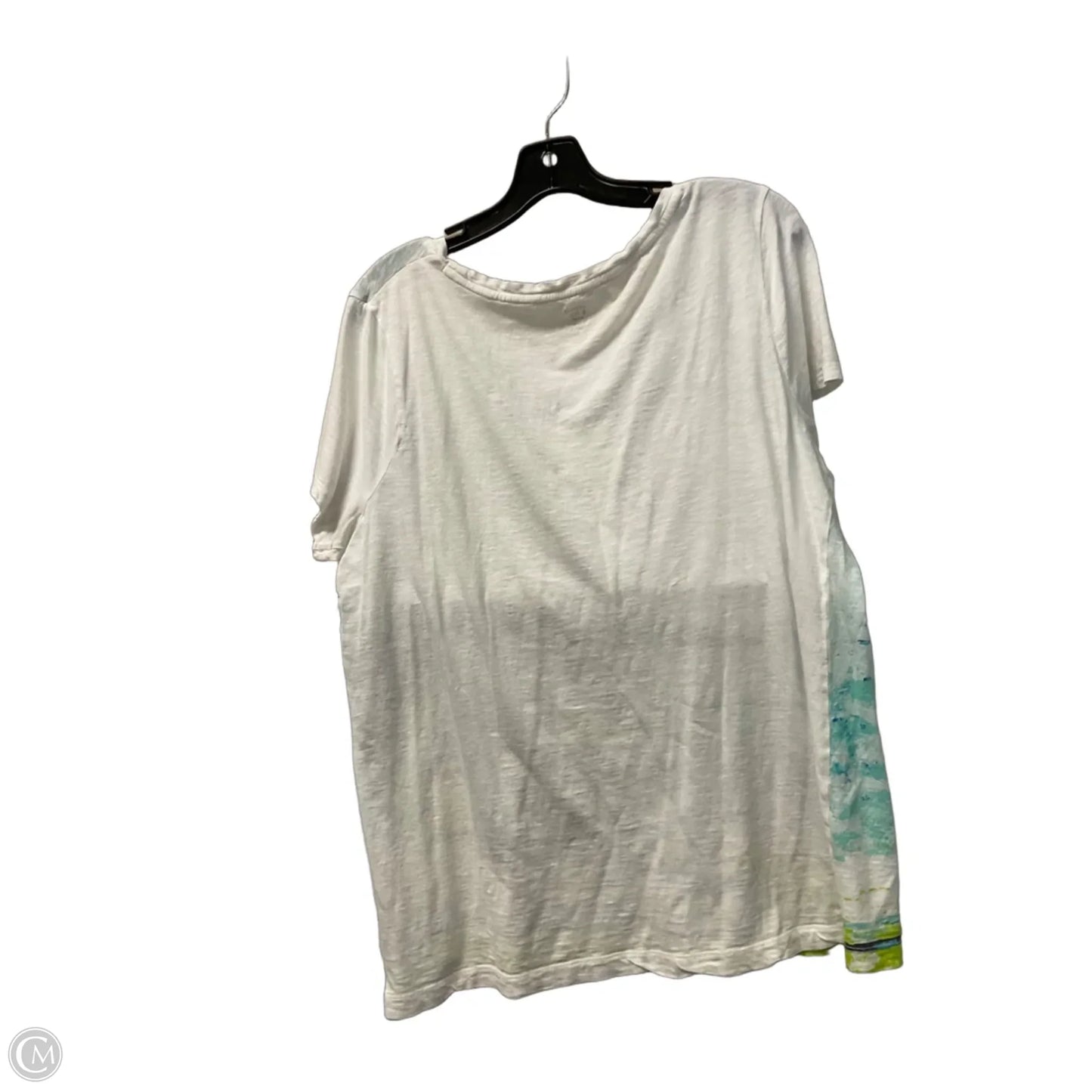 Top Short Sleeve By Crown And Ivy In White, Size: 2x