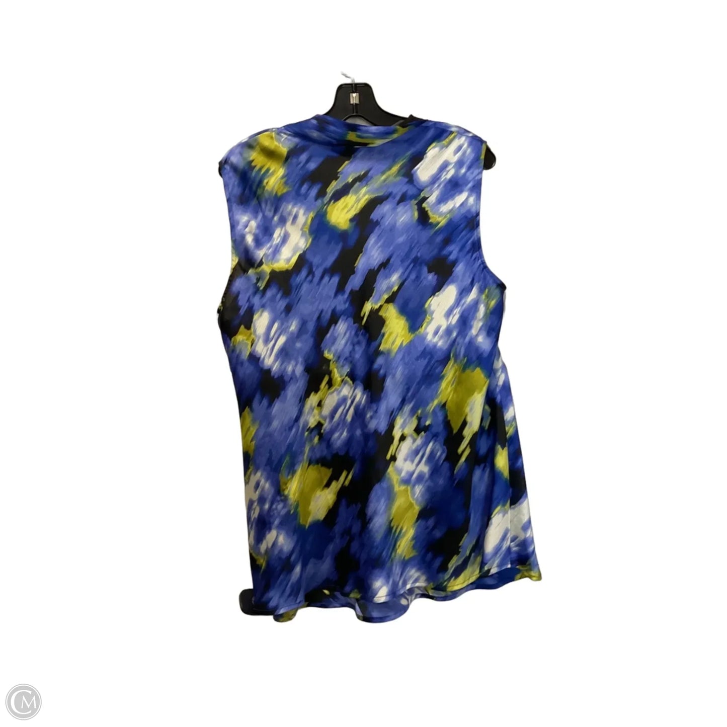 Top Sleeveless By Kasper In Blue, Size: 1x