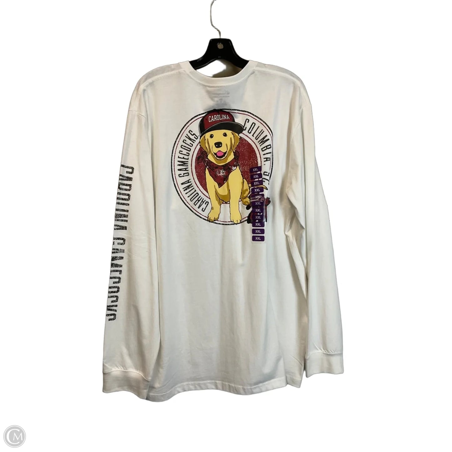 Top Long Sleeve Basic By Champion In White, Size: 2x