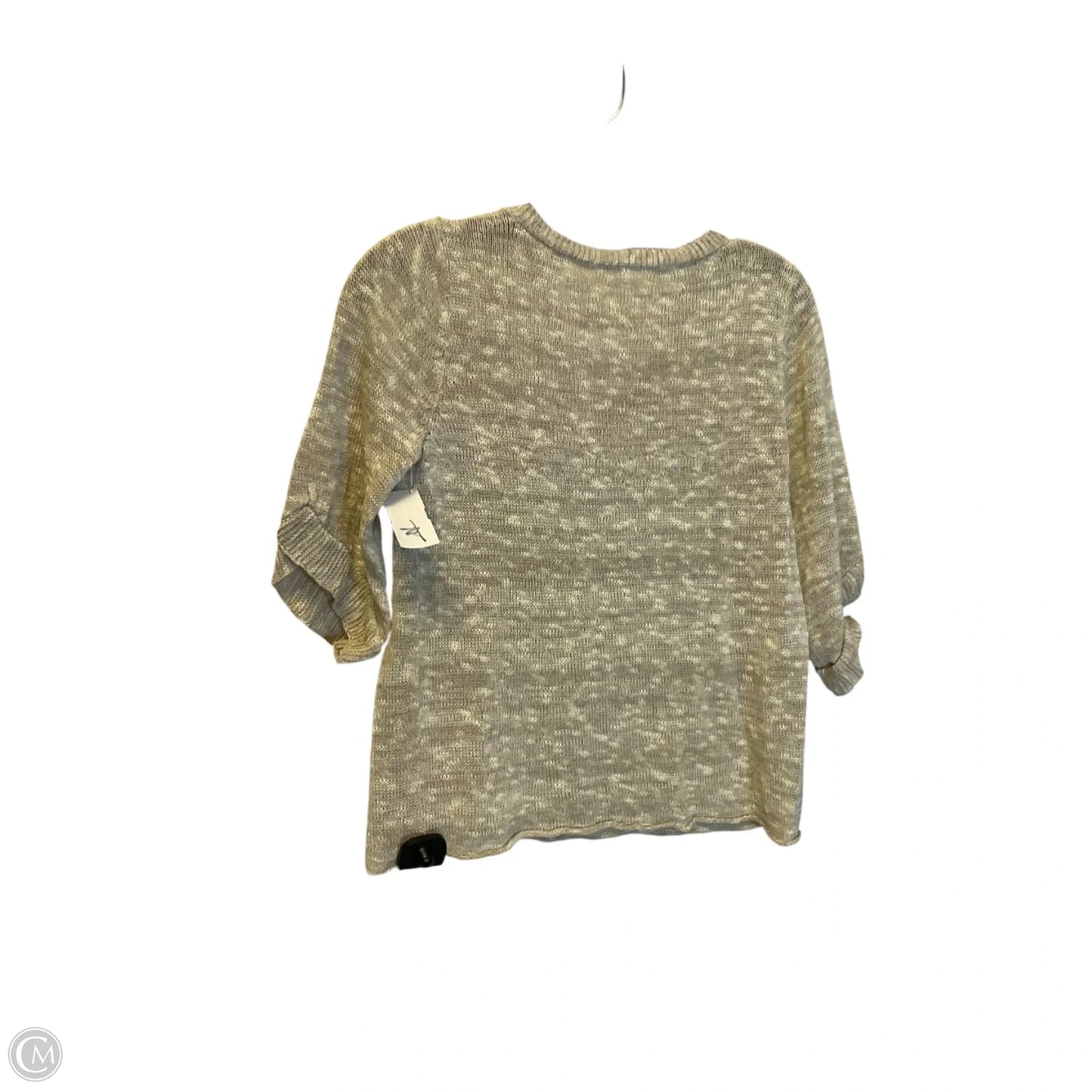 Top Short Sleeve By Eileen Fisher In Tan, Size: S