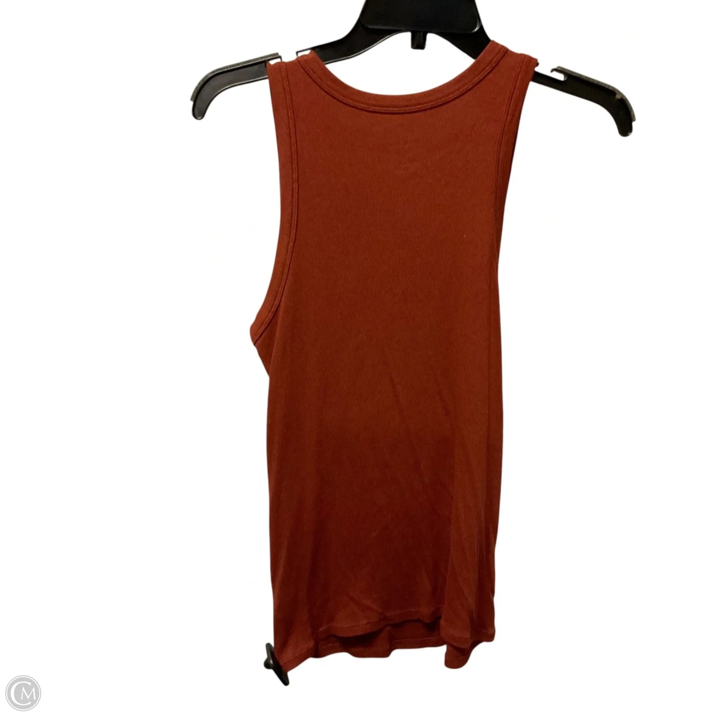 Top Sleeveless Basic By A New Day In Orange, Size: L