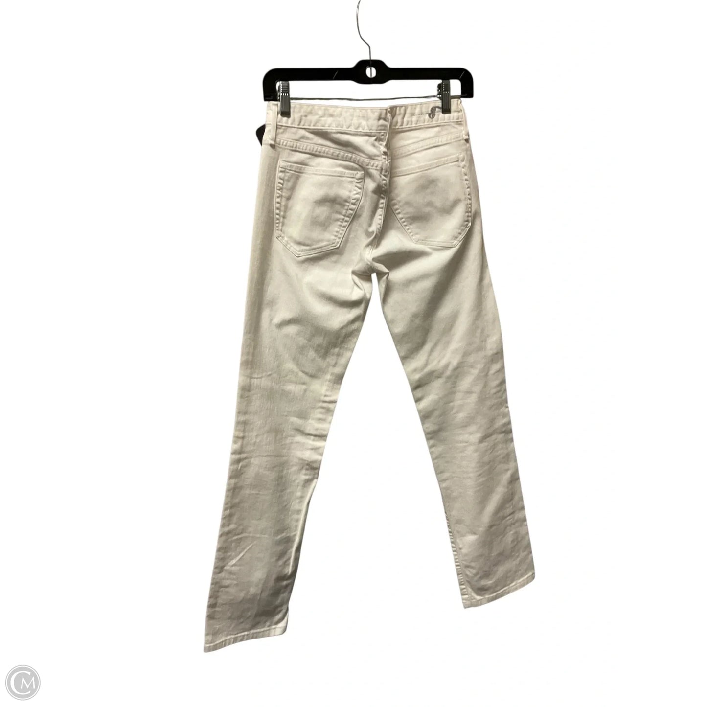 Jeans Boot Cut By Cmb In White Denim, Size: 4