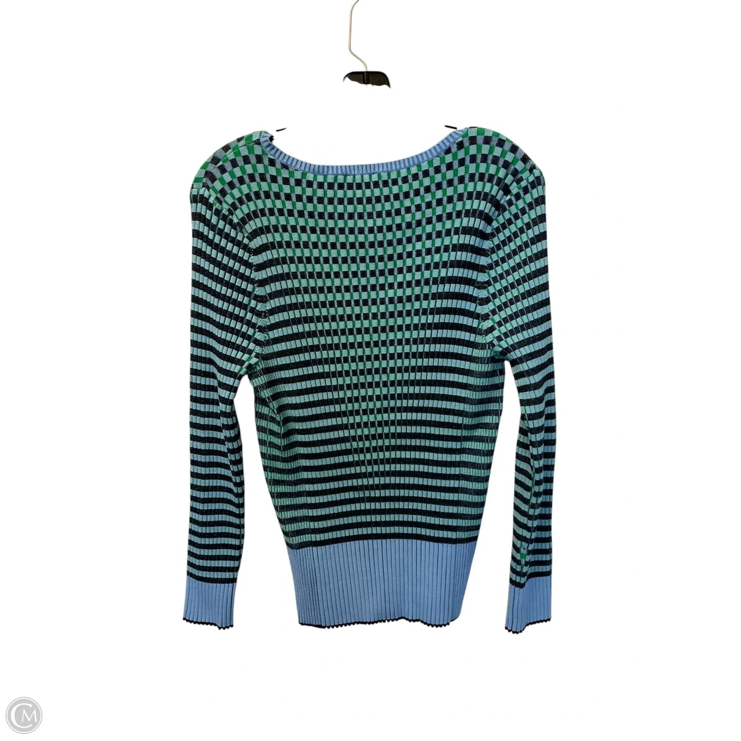 Top Long Sleeve By Talbots In Blue, Size: Xl