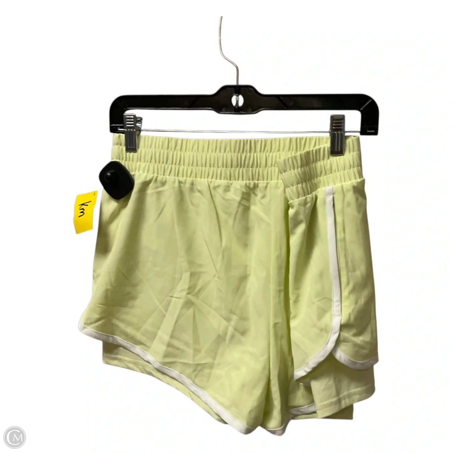 Athletic Shorts By Spyder In Yellow, Size: L