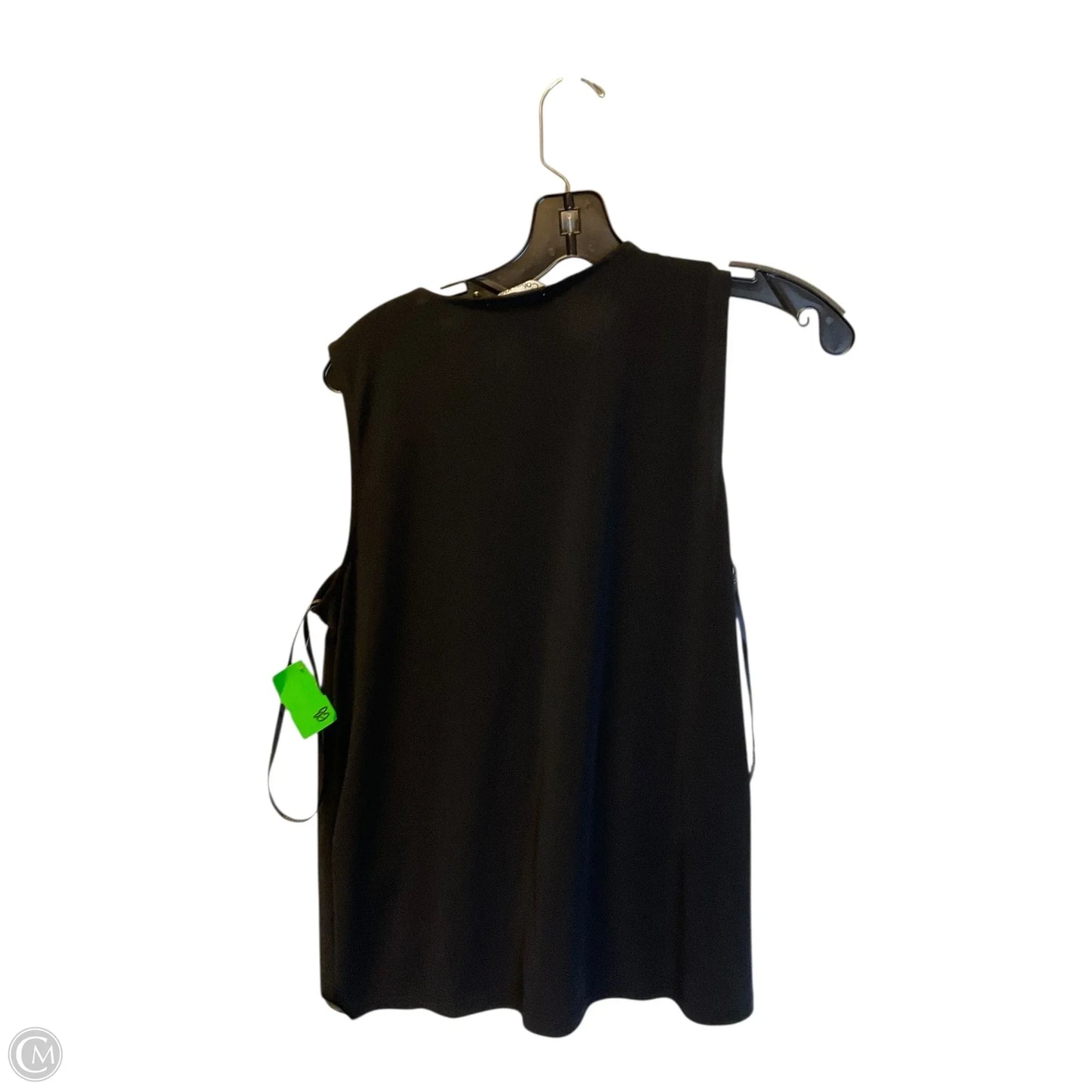 Top Sleeveless By Calvin Klein In Black, Size: S