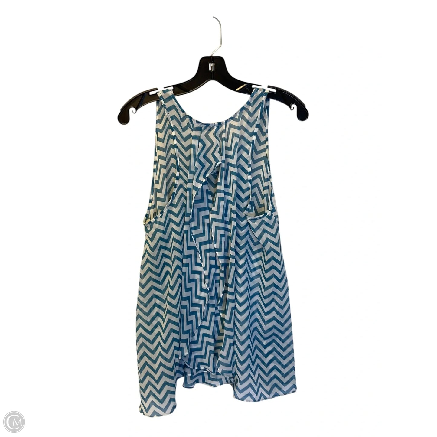 Top Sleeveless By Umgee In Striped Pattern, Size: M