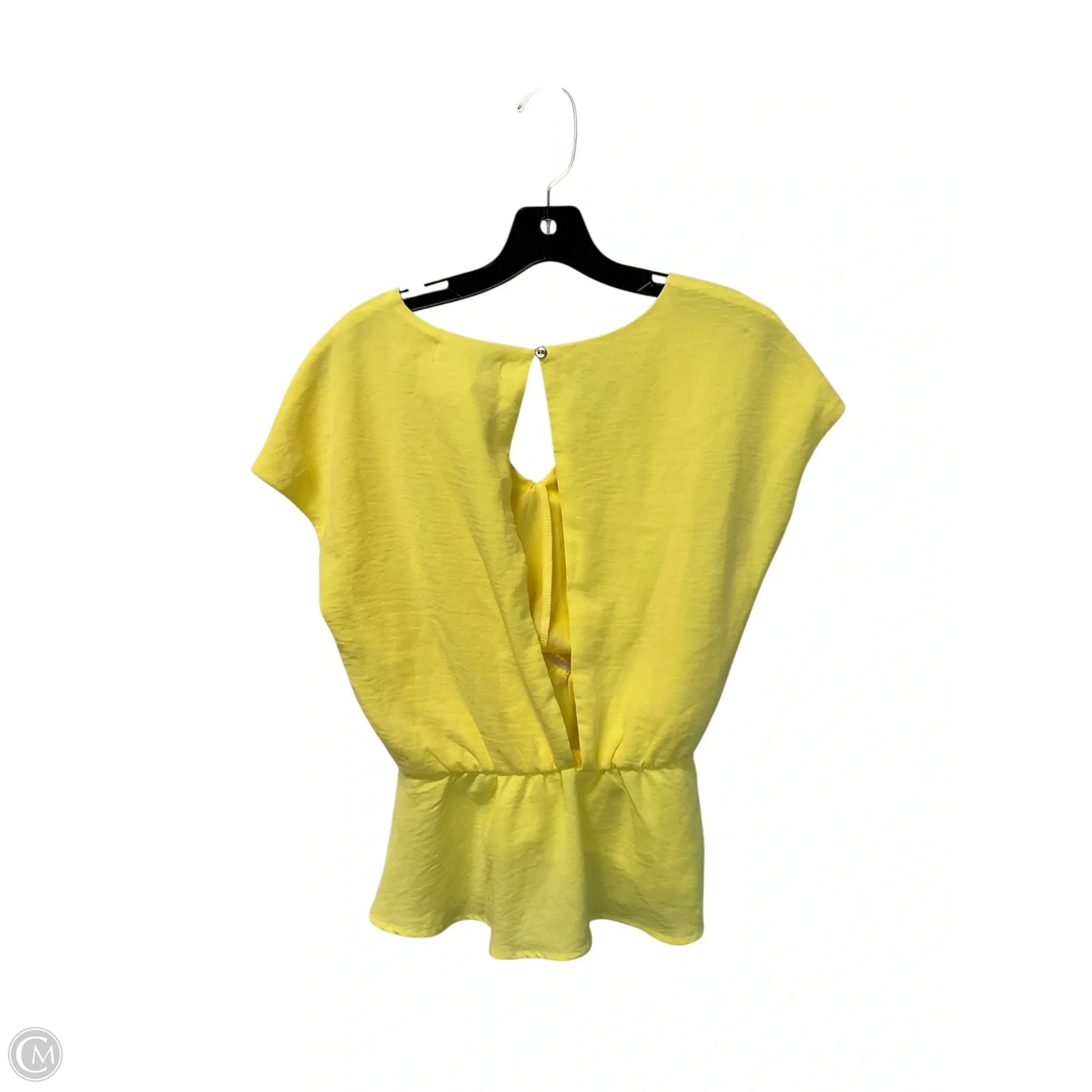 Top Sleeveless By Almost Pink In Yellow, Size: M