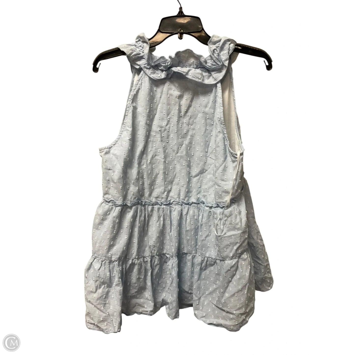 Top Sleeveless By Crown And Ivy In Blue, Size: L