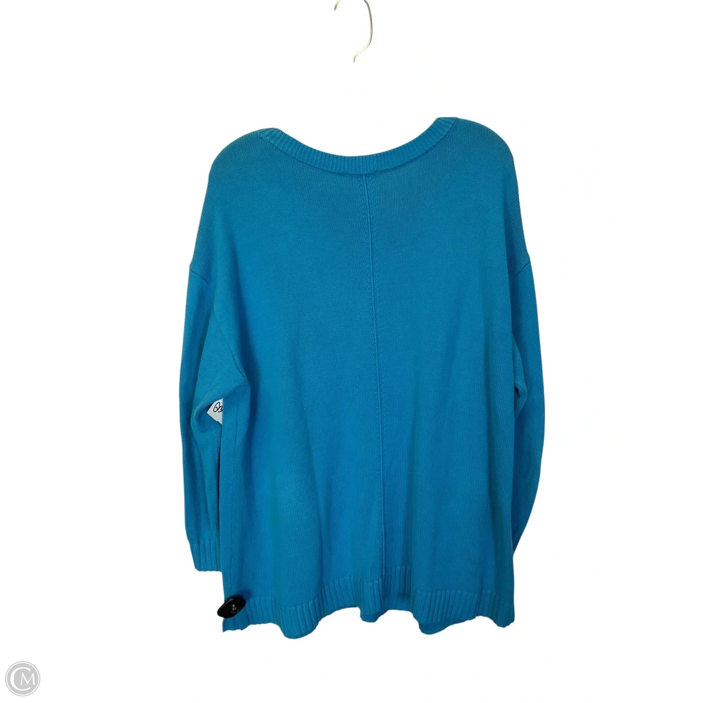 Sweater By Talbots In Blue, Size: 1x