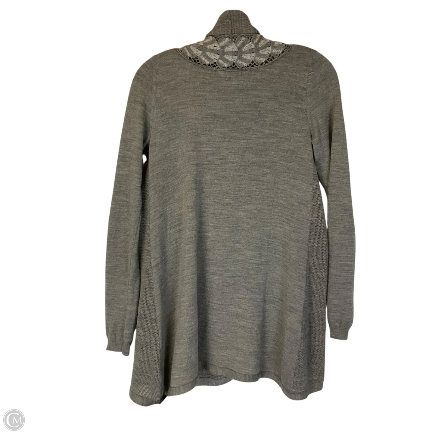 Cardigan By Knitted And Knotted In Grey, Size: Xs