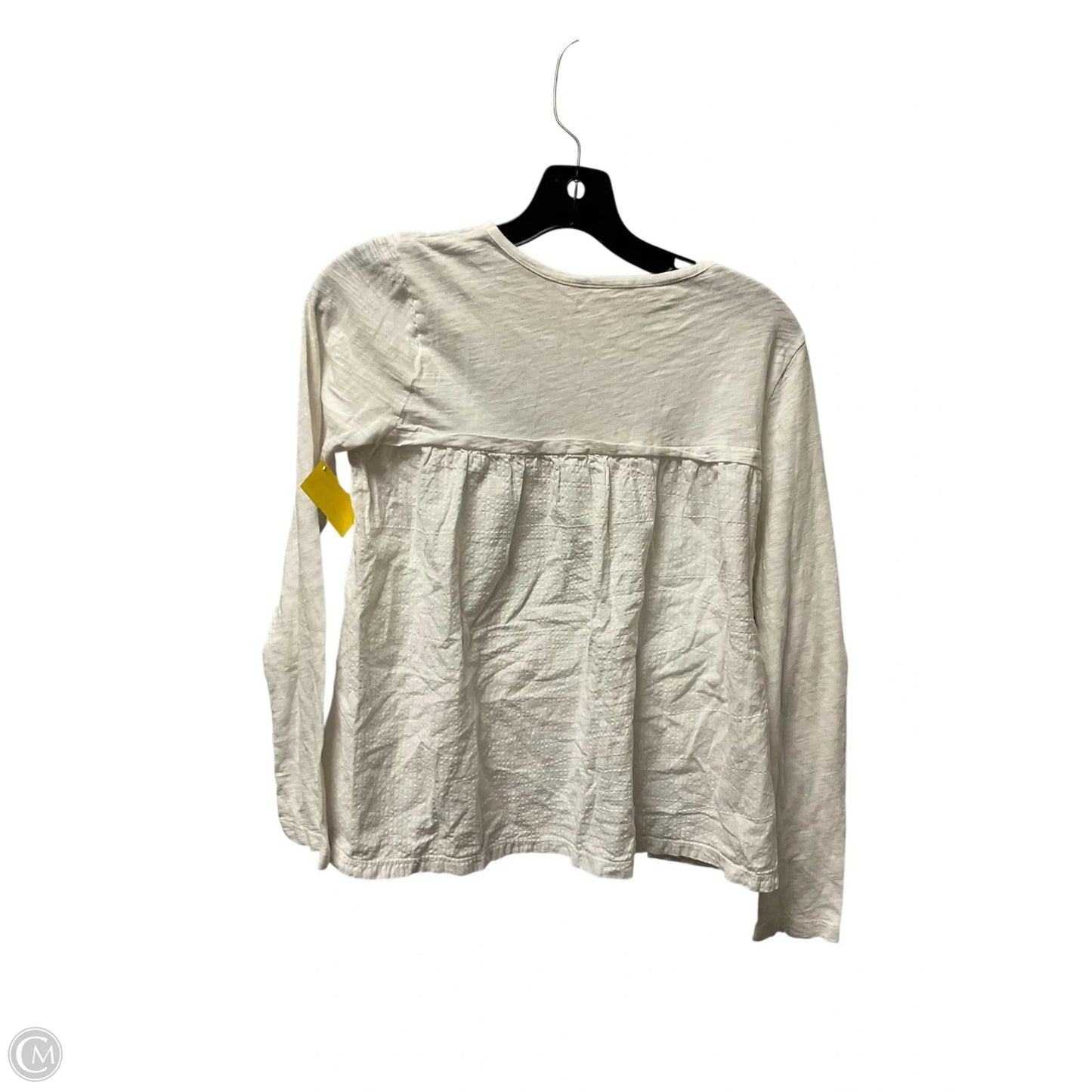 Top Long Sleeve Basic By Vineyard Vines In White, Size: L