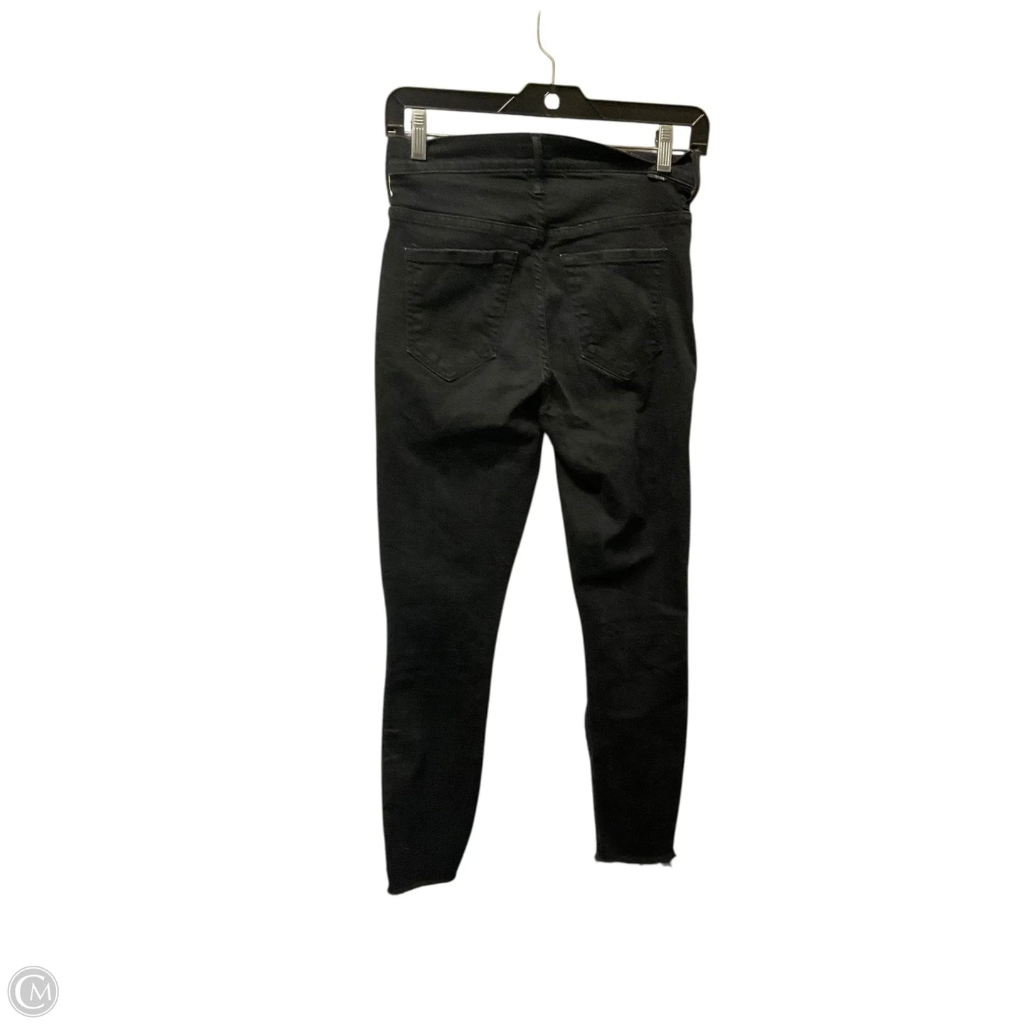 Jeans Skinny By Mother In Black Denim, Size: 4
