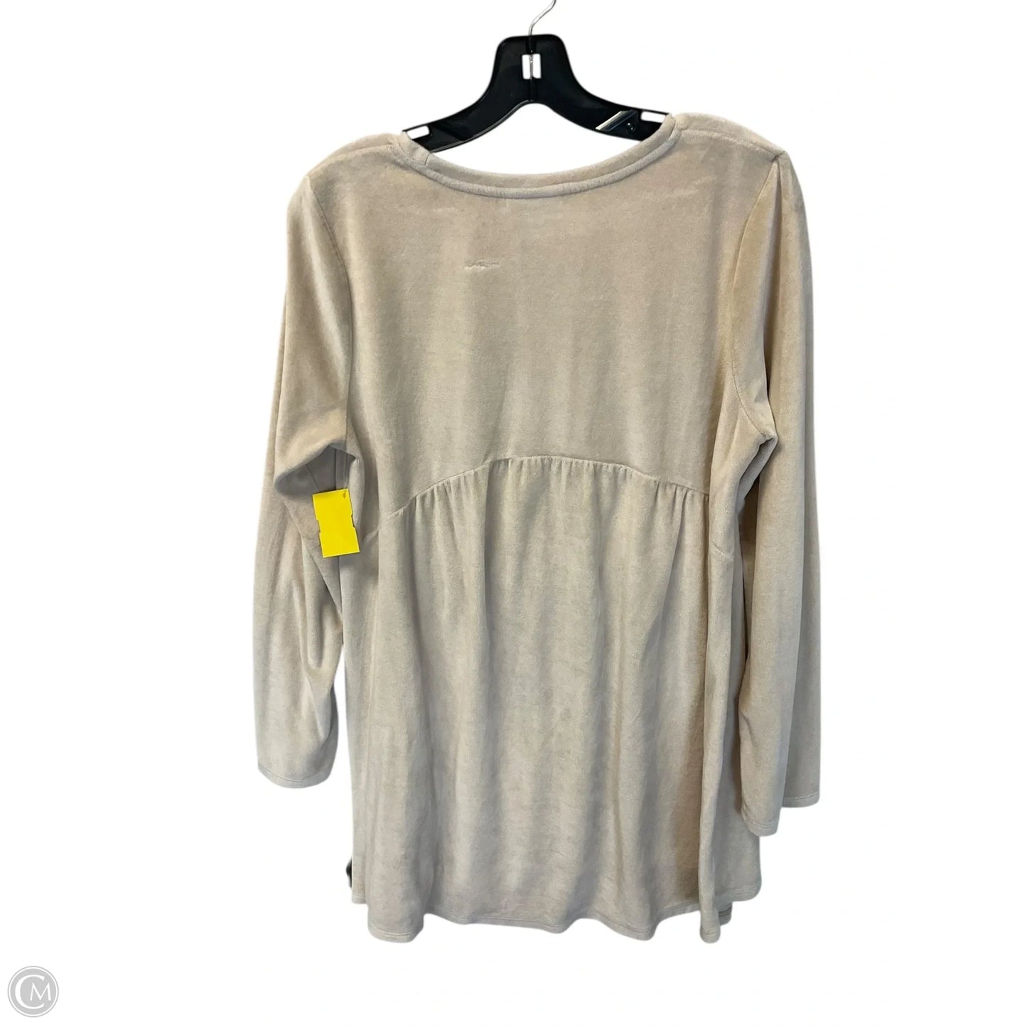 Top Long Sleeve By Pure Jill In Cream, Size: M