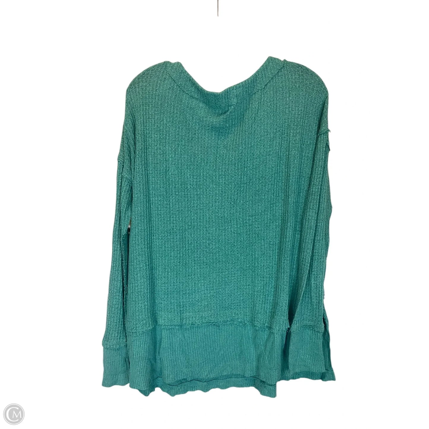 Top Long Sleeve By We The Free In Green, Size: Xs