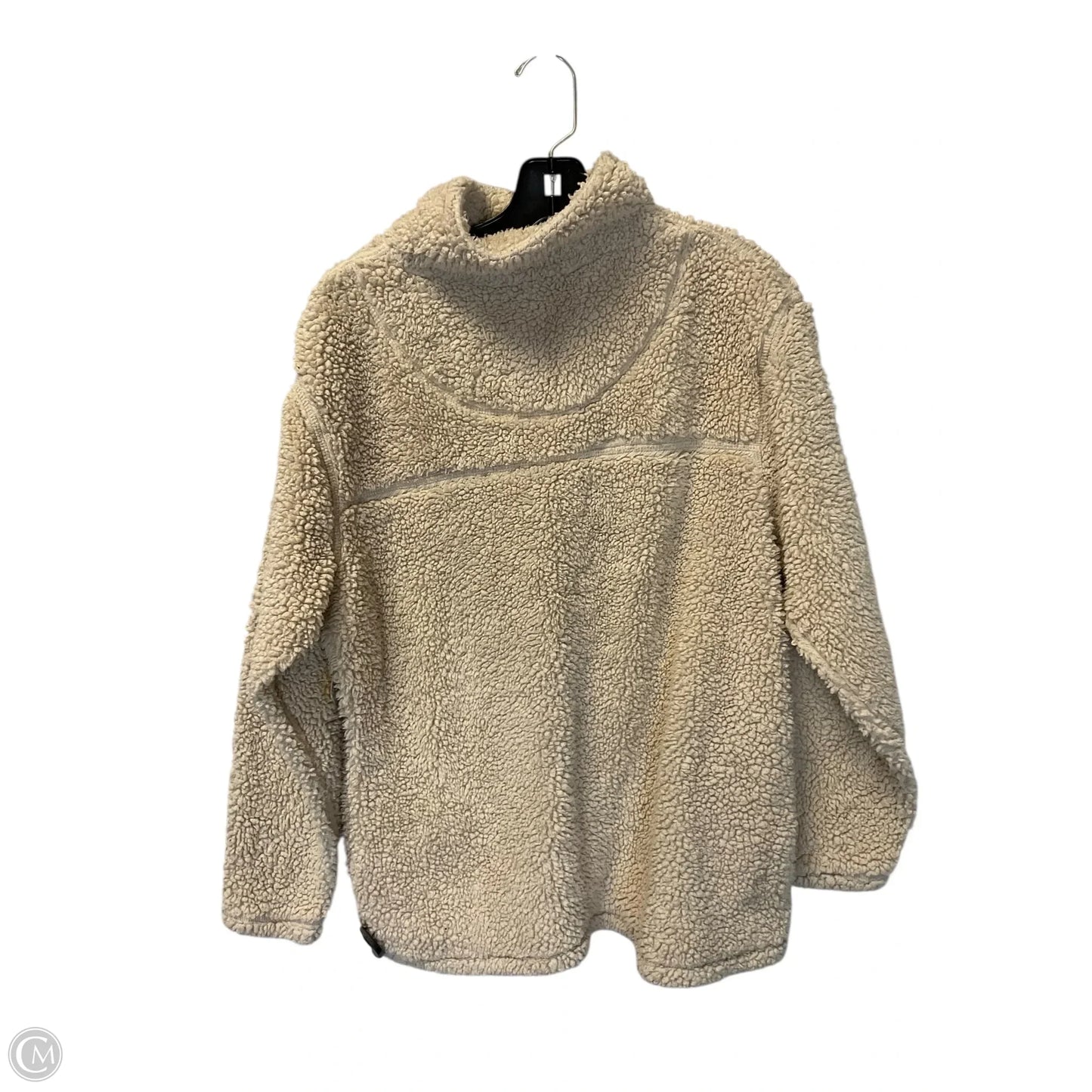 Jacket Faux Fur & Sherpa By Zenana Outfitters In Brown, Size: L