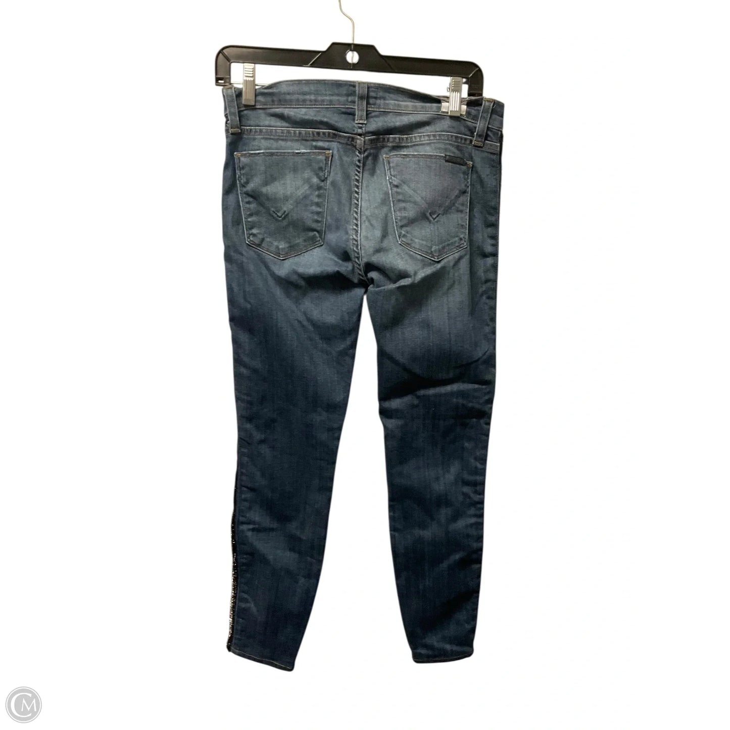 Jeans Skinny By Hudson In Blue Denim, Size: 4