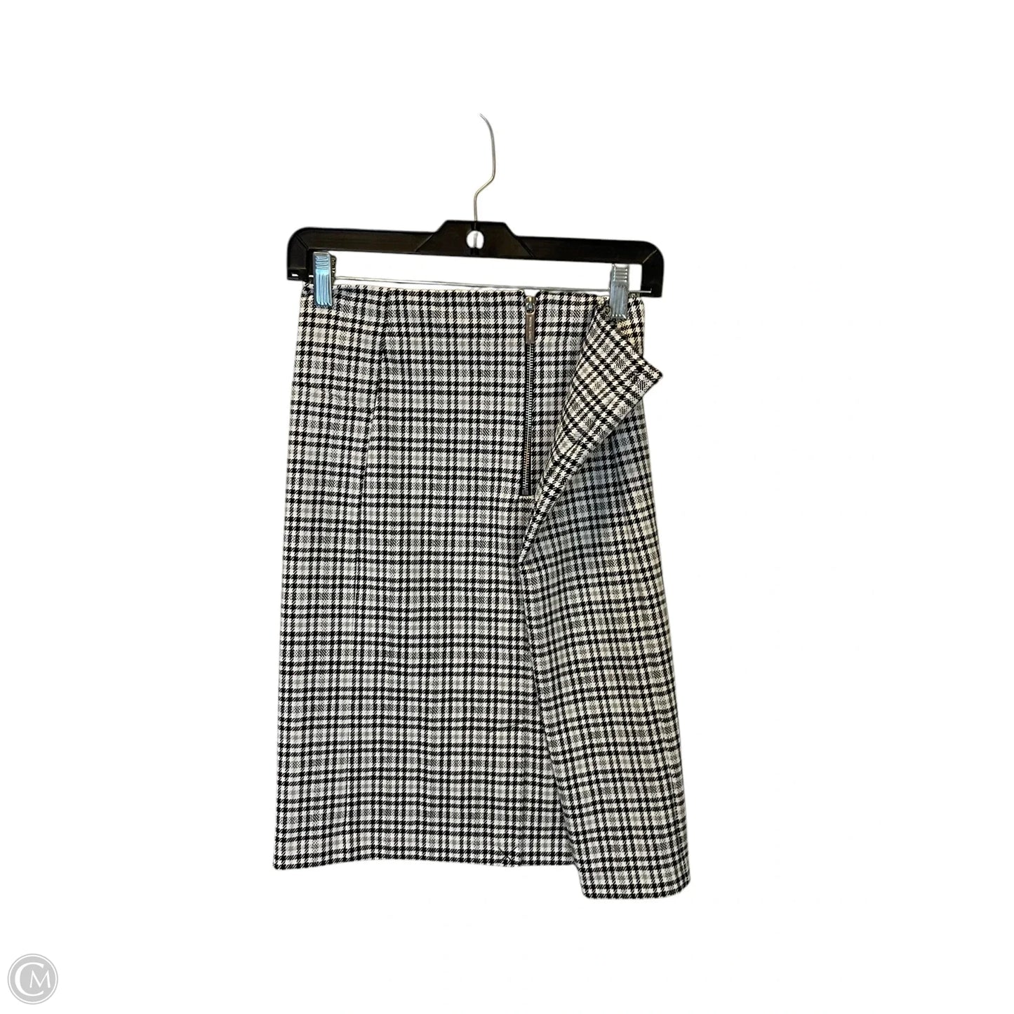 Skirt Midi By Michael By Michael Kors In Plaid Pattern, Size: Xl