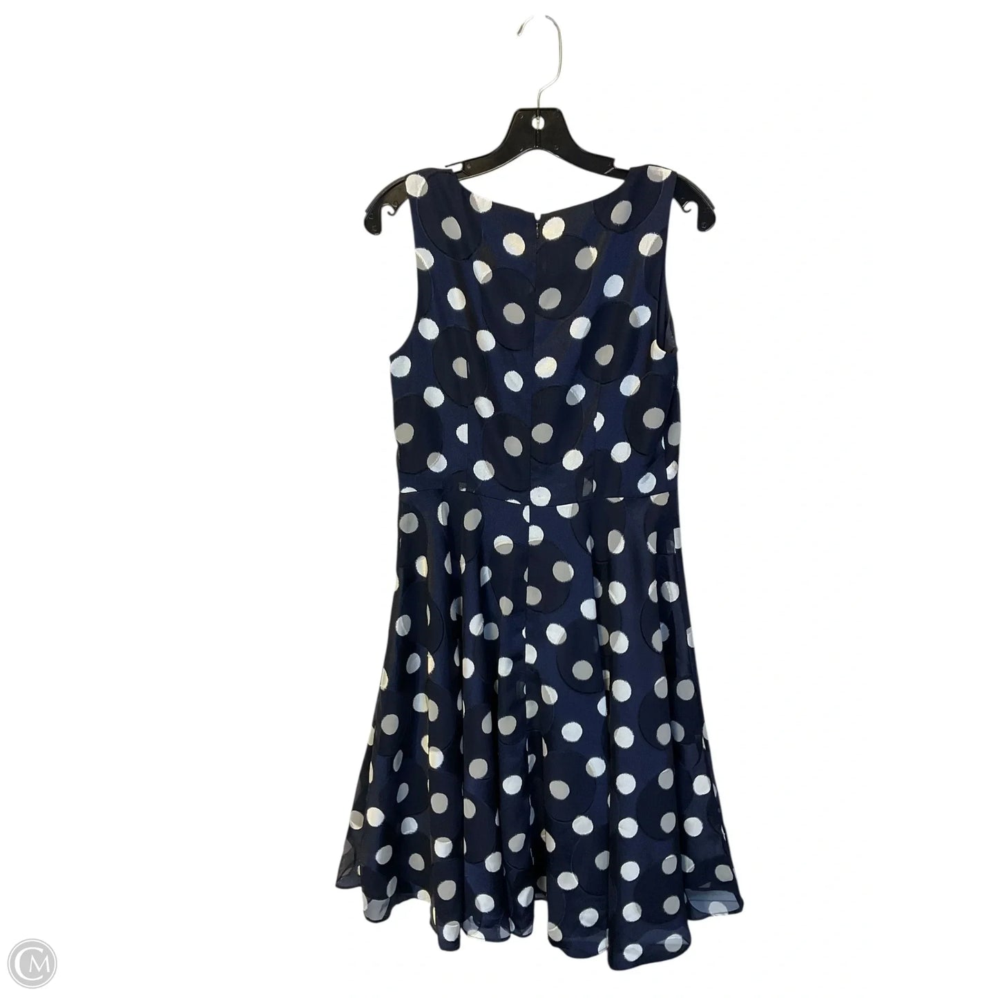 Dress Casual Midi By Ann Taylor In Polkadot Pattern, Size: 2