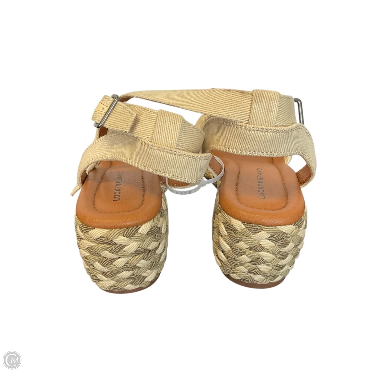 Sandals Flats By Lucky Brand In Tan, Size: 8.5