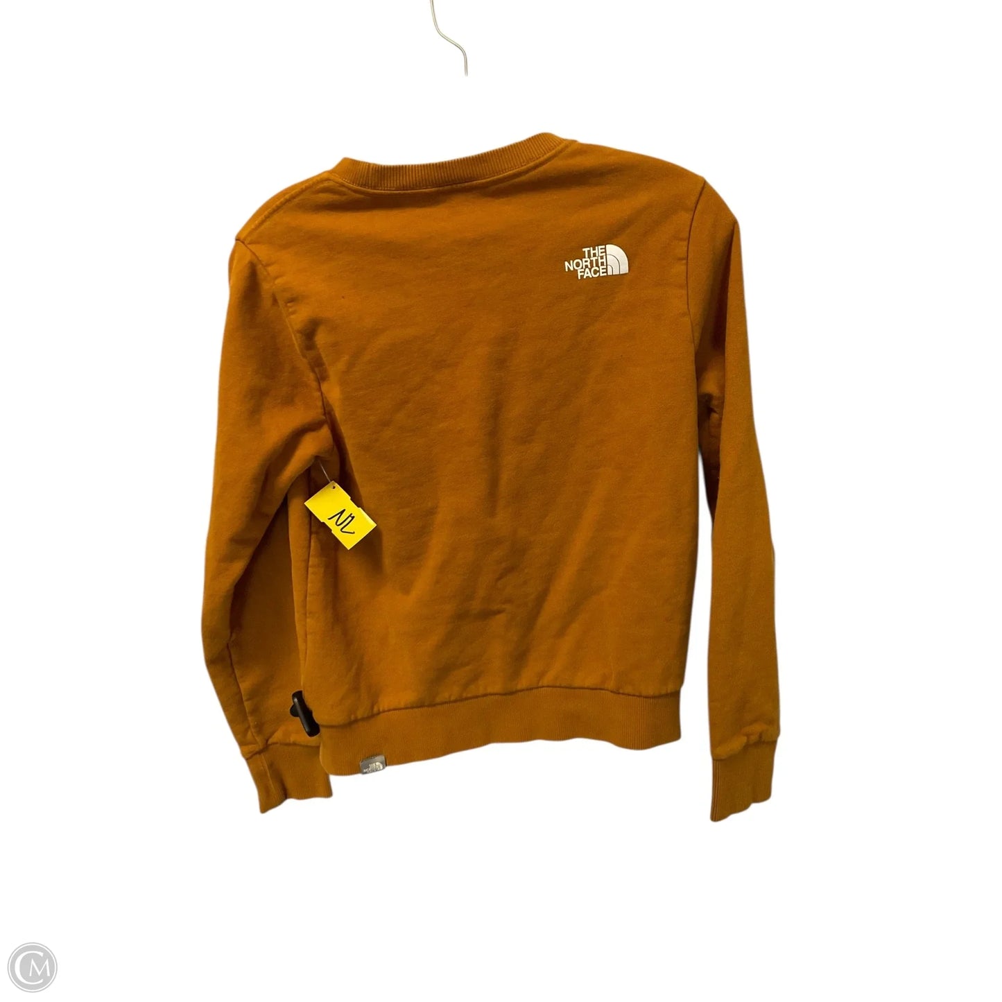 Sweatshirt Crewneck By The North Face In Yellow, Size: S