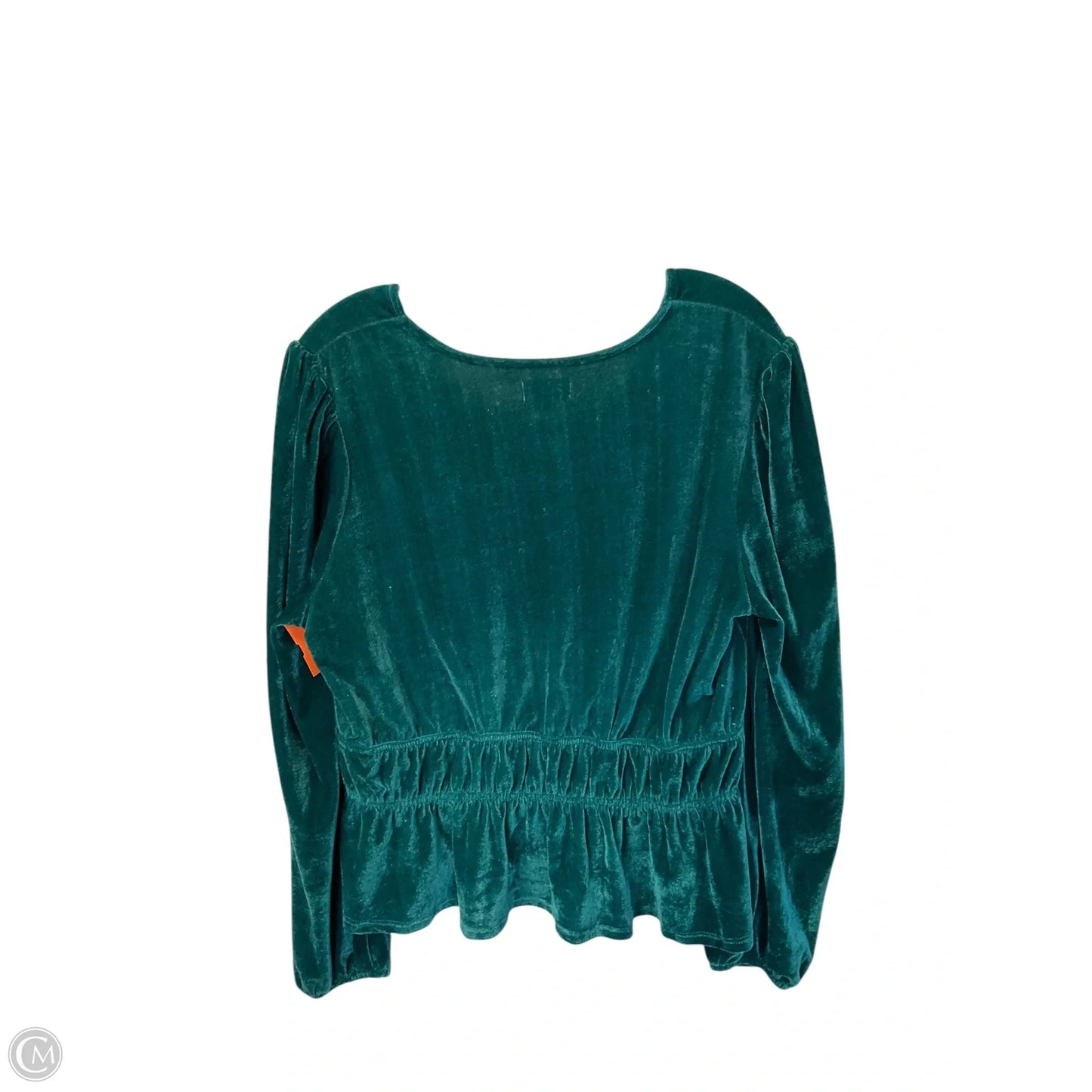 Top Long Sleeve By True Craft In Teal, Size: Xl