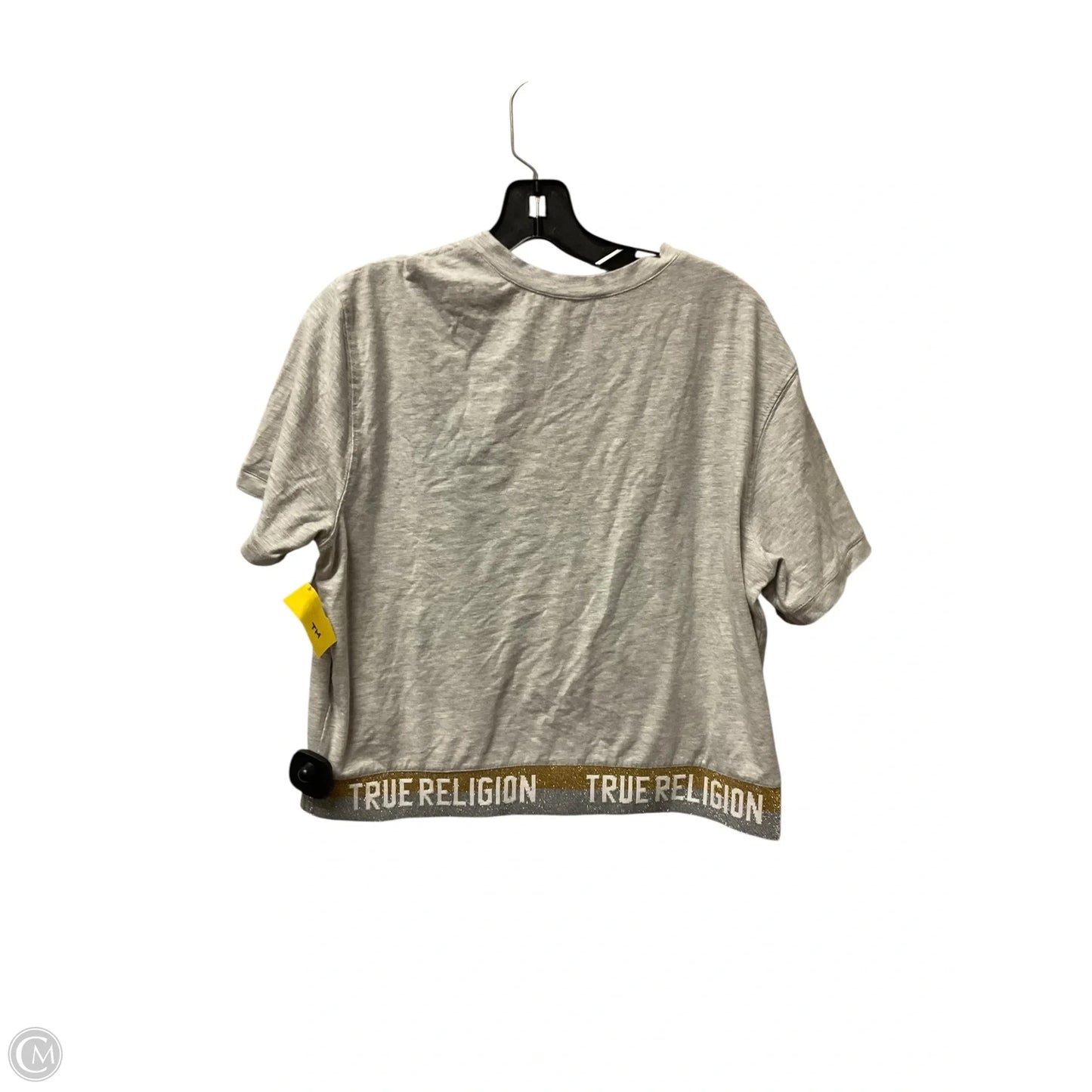 Top Short Sleeve By True Religion In Grey, Size: L