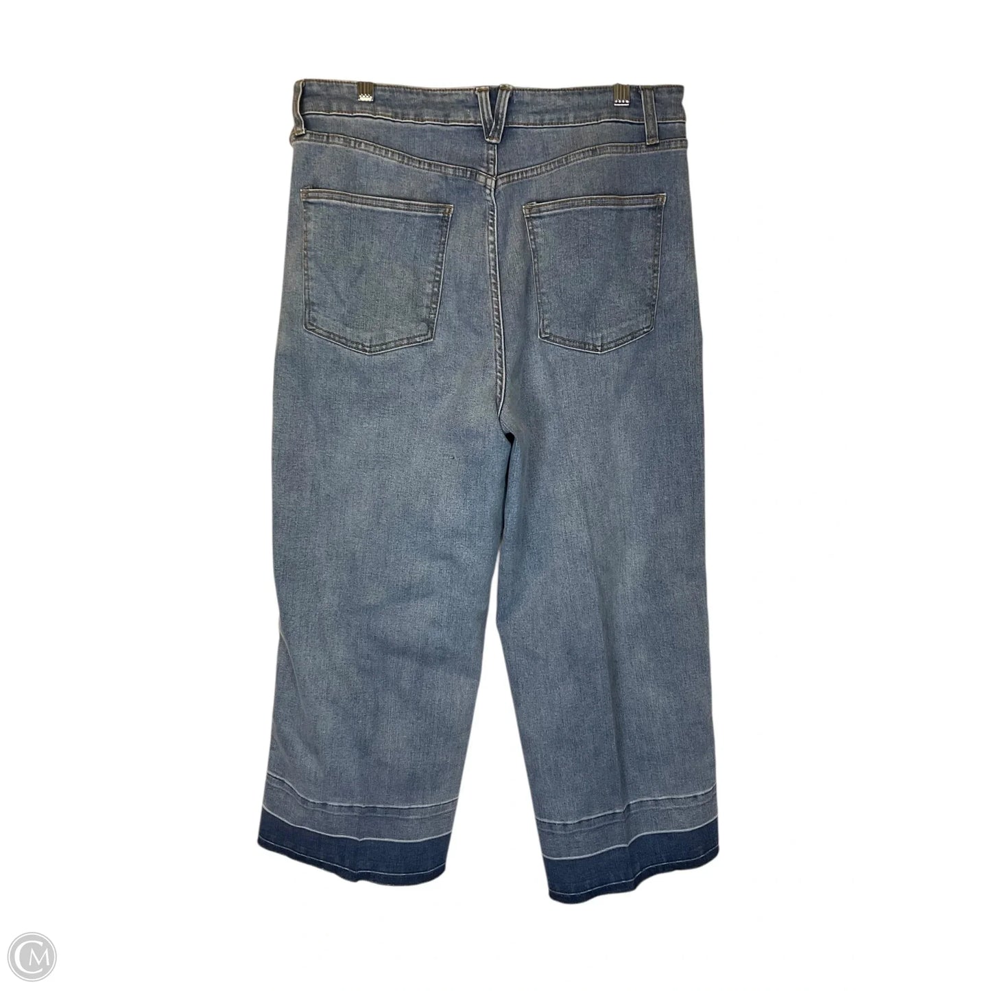 Jeans Wide Leg By Oat In Blue Denim, Size: 12