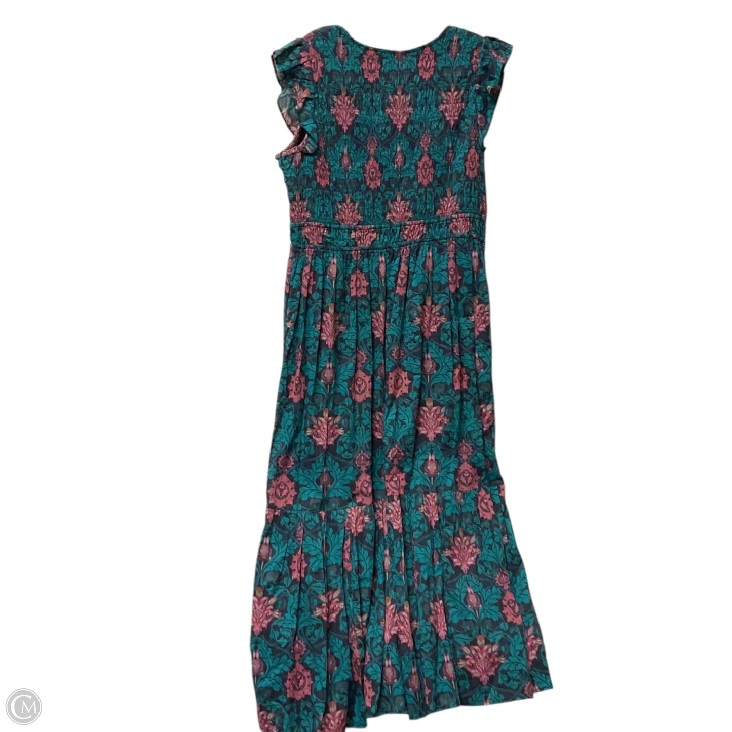 Dress Casual Maxi By Anthropologie In Teal, Size: L