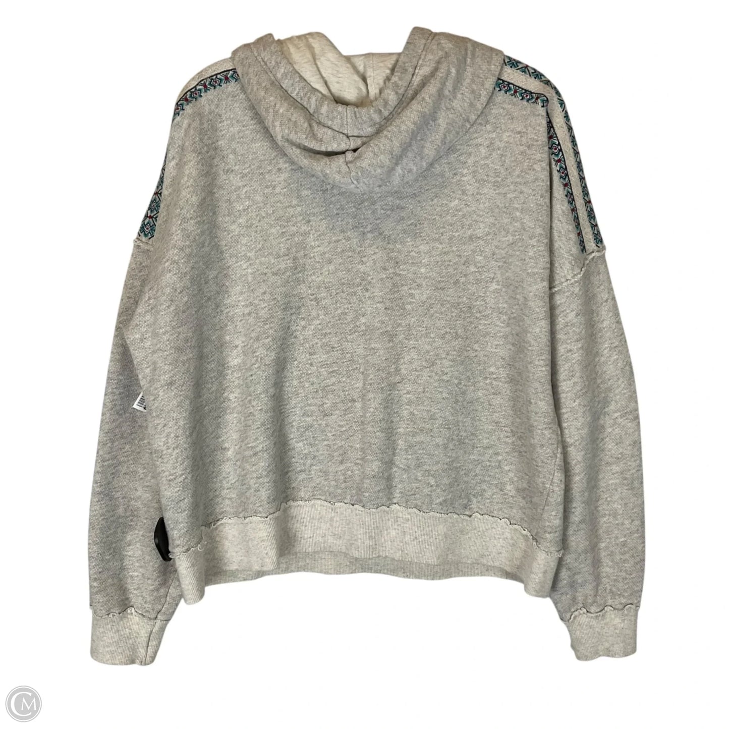 Sweatshirt Hoodie By Sundance In Grey, Size: M
