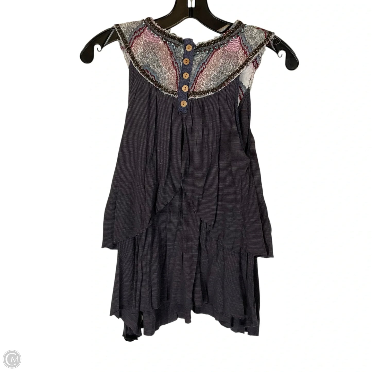 Top Short Sleeve By Free People In Purple, Size: S
