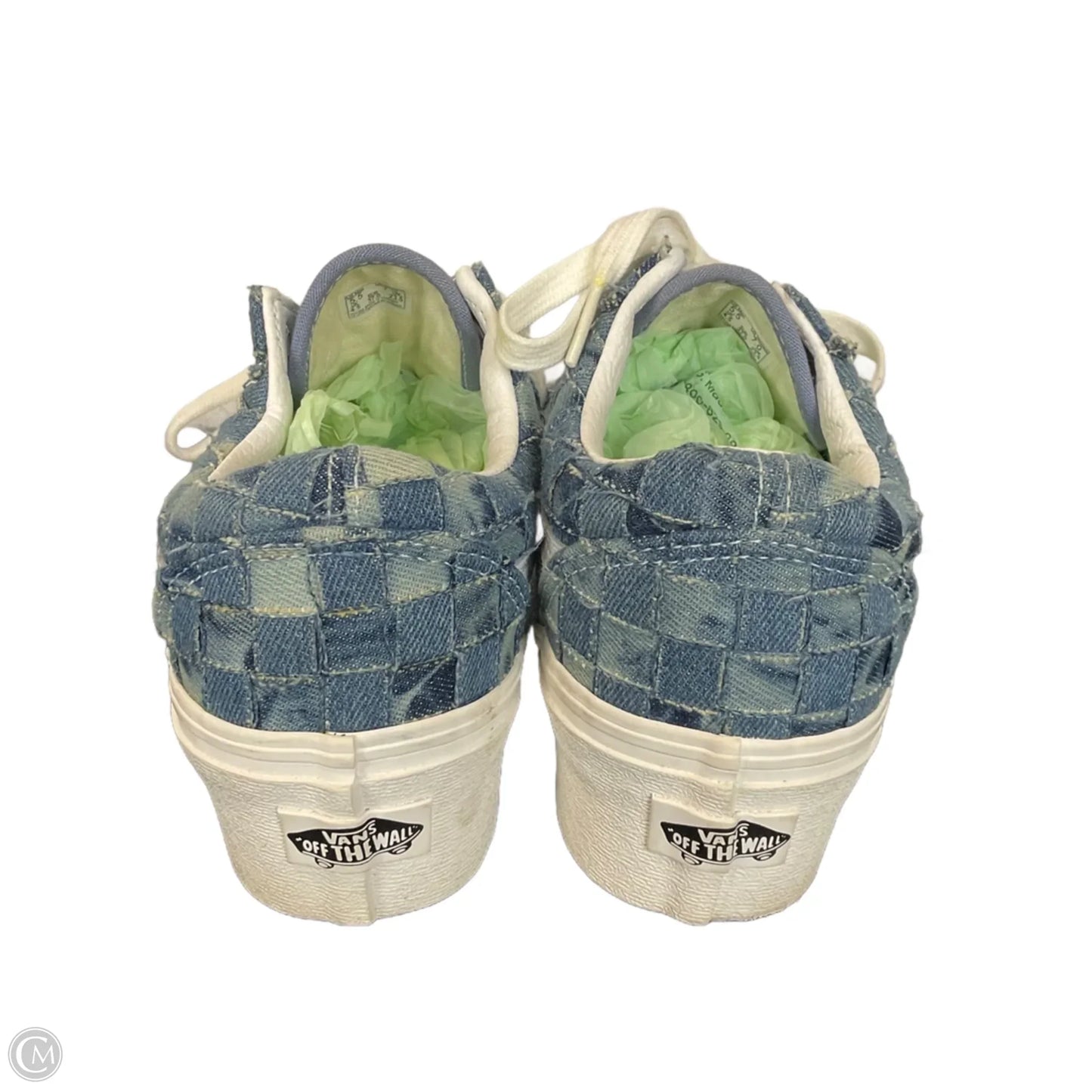 Shoes Sneakers By Vans In Blue, Size: 7