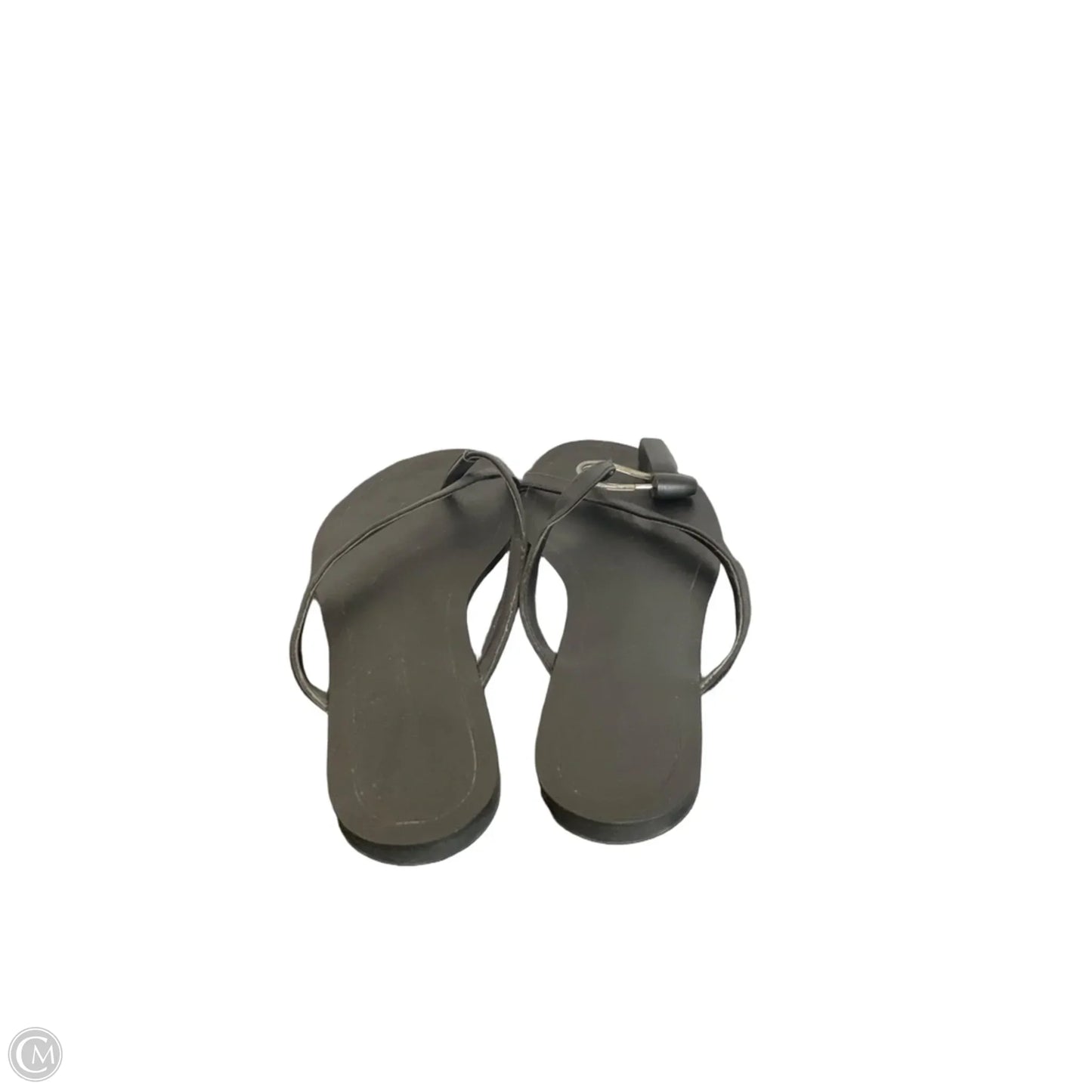 Sandals Flip Flops By Banana Republic In Black, Size: 7