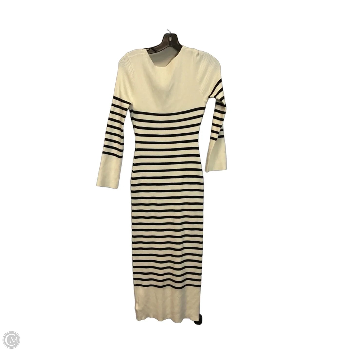 Dress Casual Maxi By Commense In Striped Pattern, Size: S