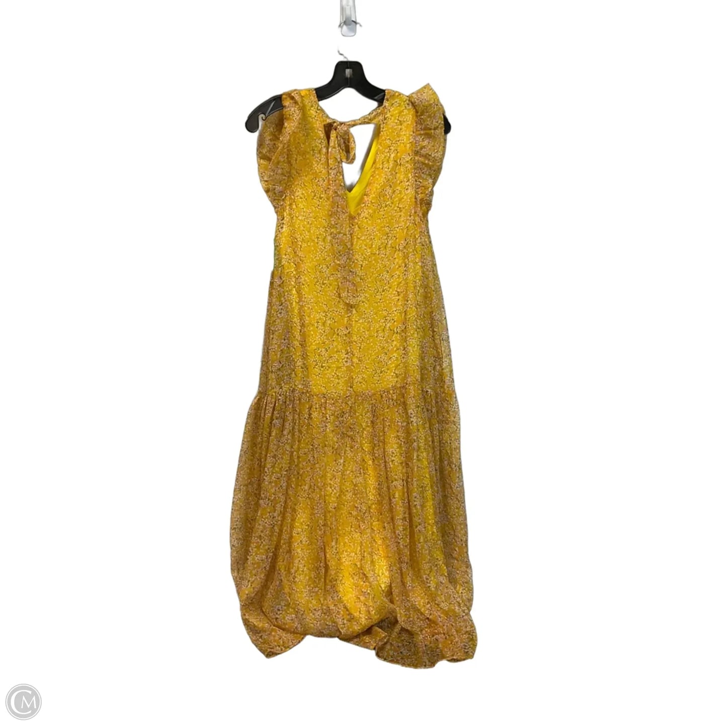 Dress Casual Maxi By Clothes Mentor In Yellow, Size: Xs