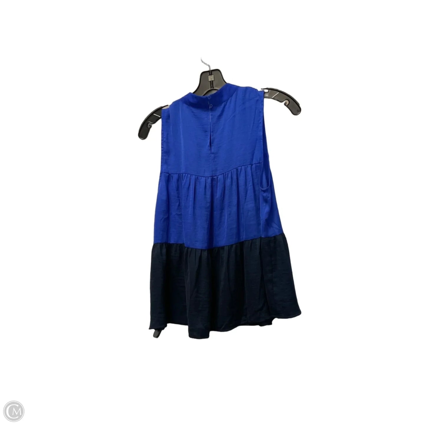 Top Sleeveless By Banana Republic In Blue, Size: S