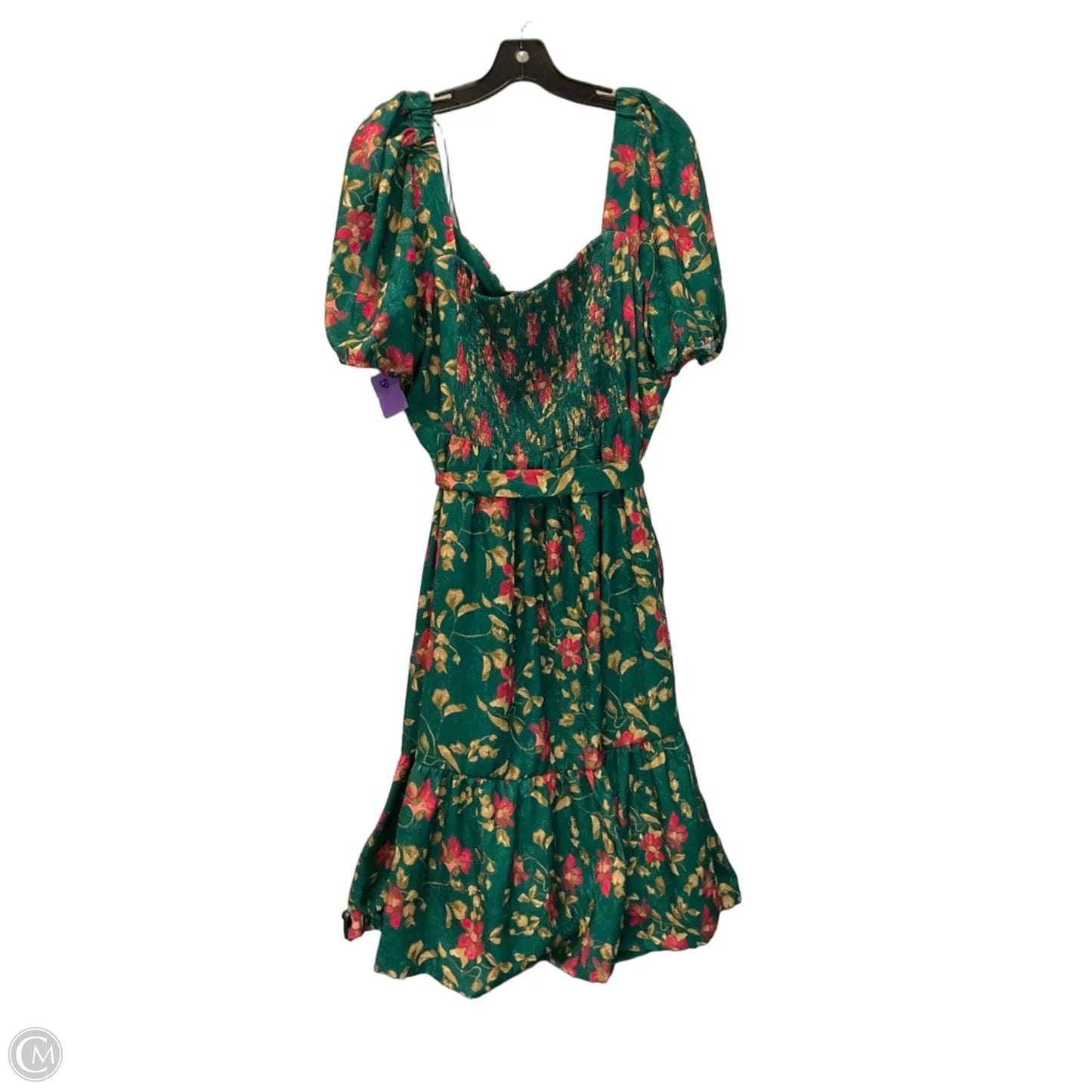 Dress Casual Midi By Draper James In Green, Size: Xxl