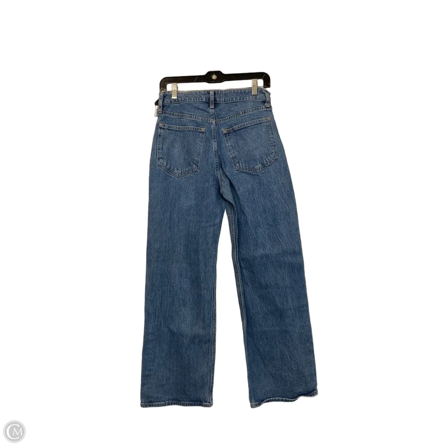 Jeans Wide Leg By Abercrombie And Fitch In Blue Denim, Size: 6