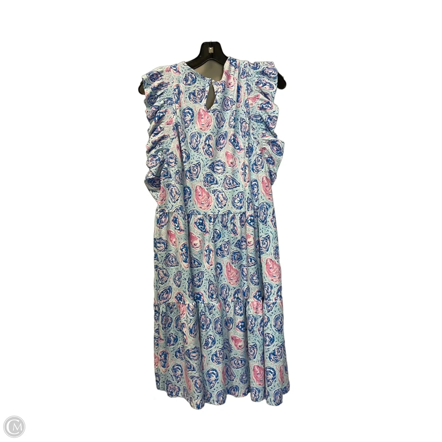 Dress Casual Short By Simply Southern In Blue, Size: L